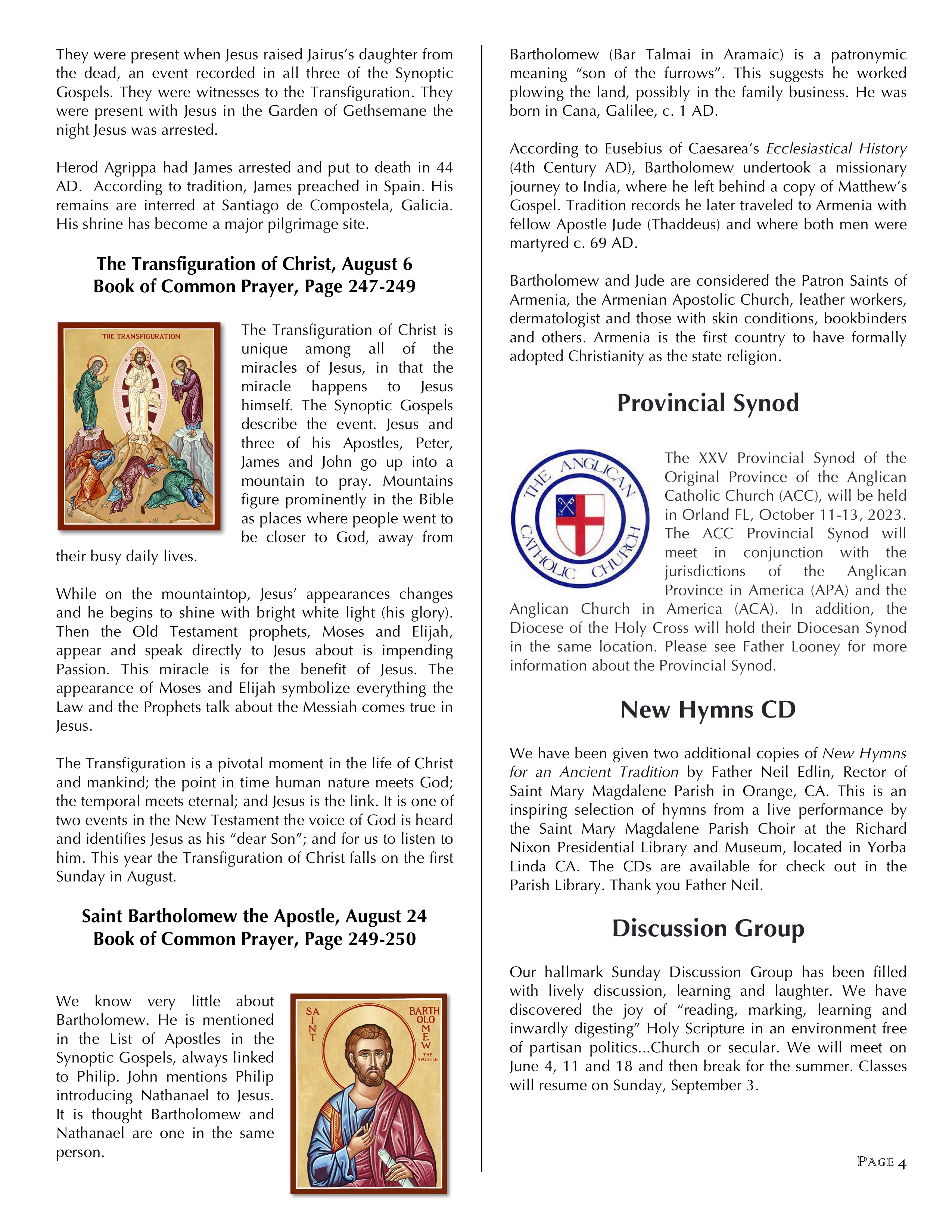 Parish Times Early Trinity - Page 4